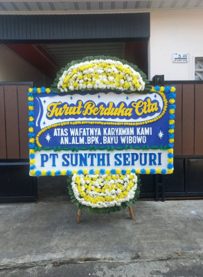 Papan Bunga Duka di Batu Putih